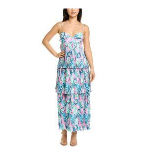 Saylor Mauve Midi Dress